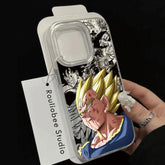 DBZ Vegeta Clear Phone Case Cover - HelloAnimeCases